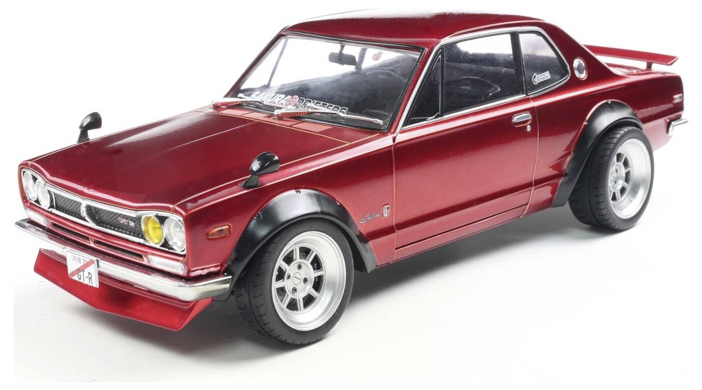Solido PKW Modell Nissan Skyline (C10) HAKOSUKA rot Fertigmodell PKW Modell