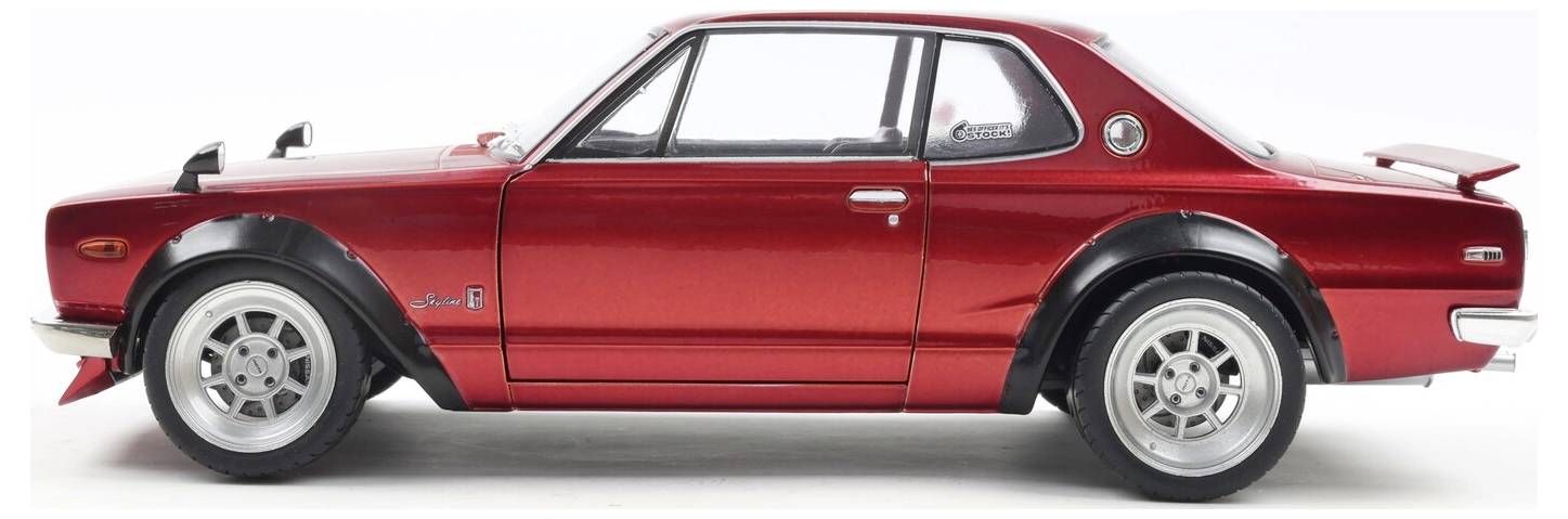 Solido PKW Modell Nissan Skyline (C10) HAKOSUKA rot Fertigmodell PKW Modell