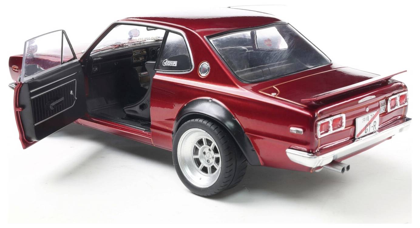 Solido PKW Modell Nissan Skyline (C10) HAKOSUKA rot Fertigmodell PKW Modell