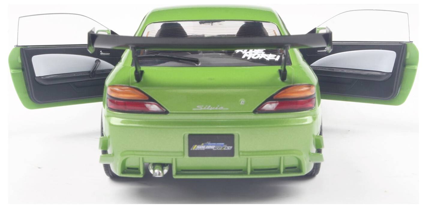 Solido PKW Modell Nissan Silvia S15 SPEC-R AERO grün Fertigmodell PKW Modell