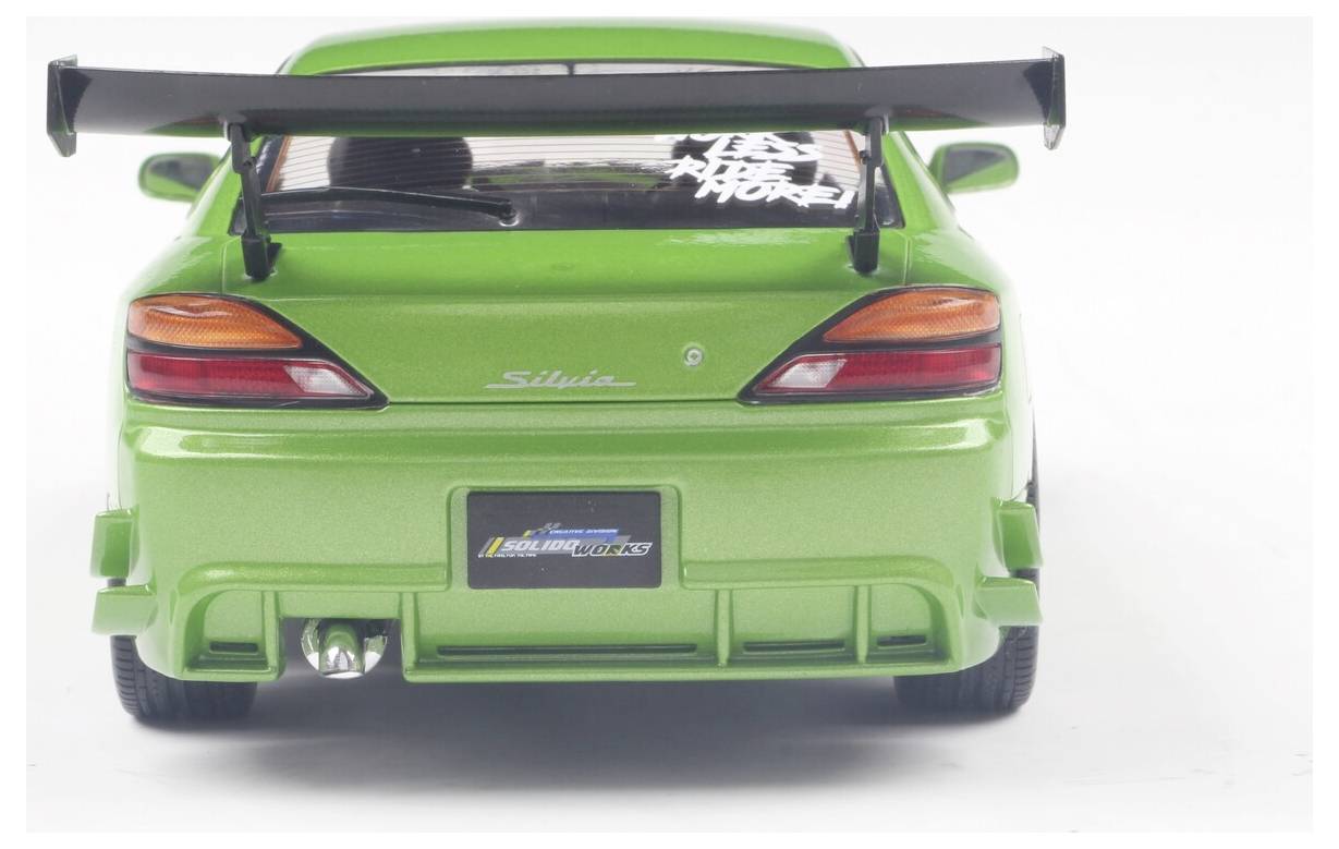 Solido PKW Modell Nissan Silvia S15 SPEC-R AERO grün Fertigmodell PKW Modell