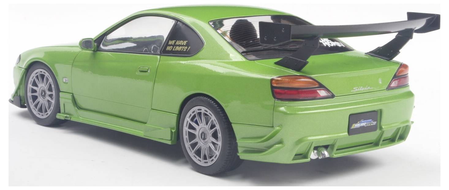 Solido PKW Modell Nissan Silvia S15 SPEC-R AERO grün Fertigmodell PKW Modell