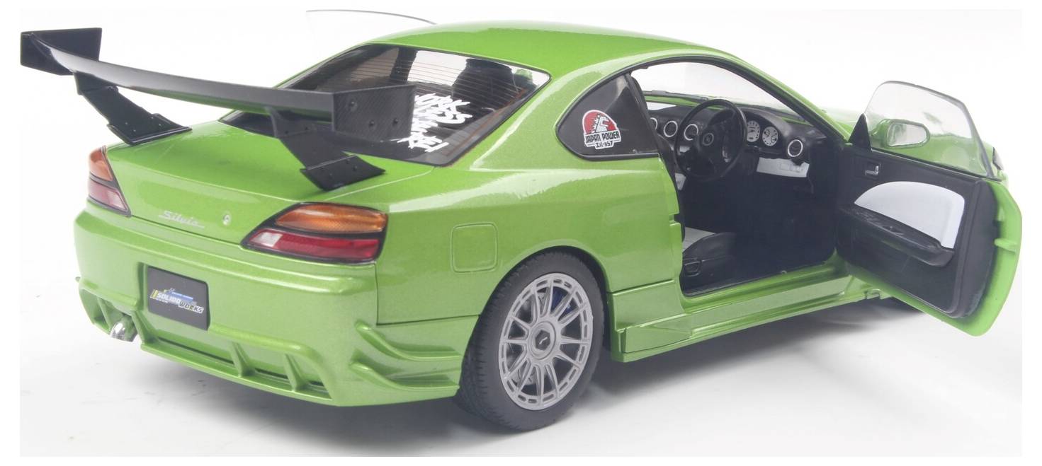 Solido PKW Modell Nissan Silvia S15 SPEC-R AERO grün Fertigmodell PKW Modell