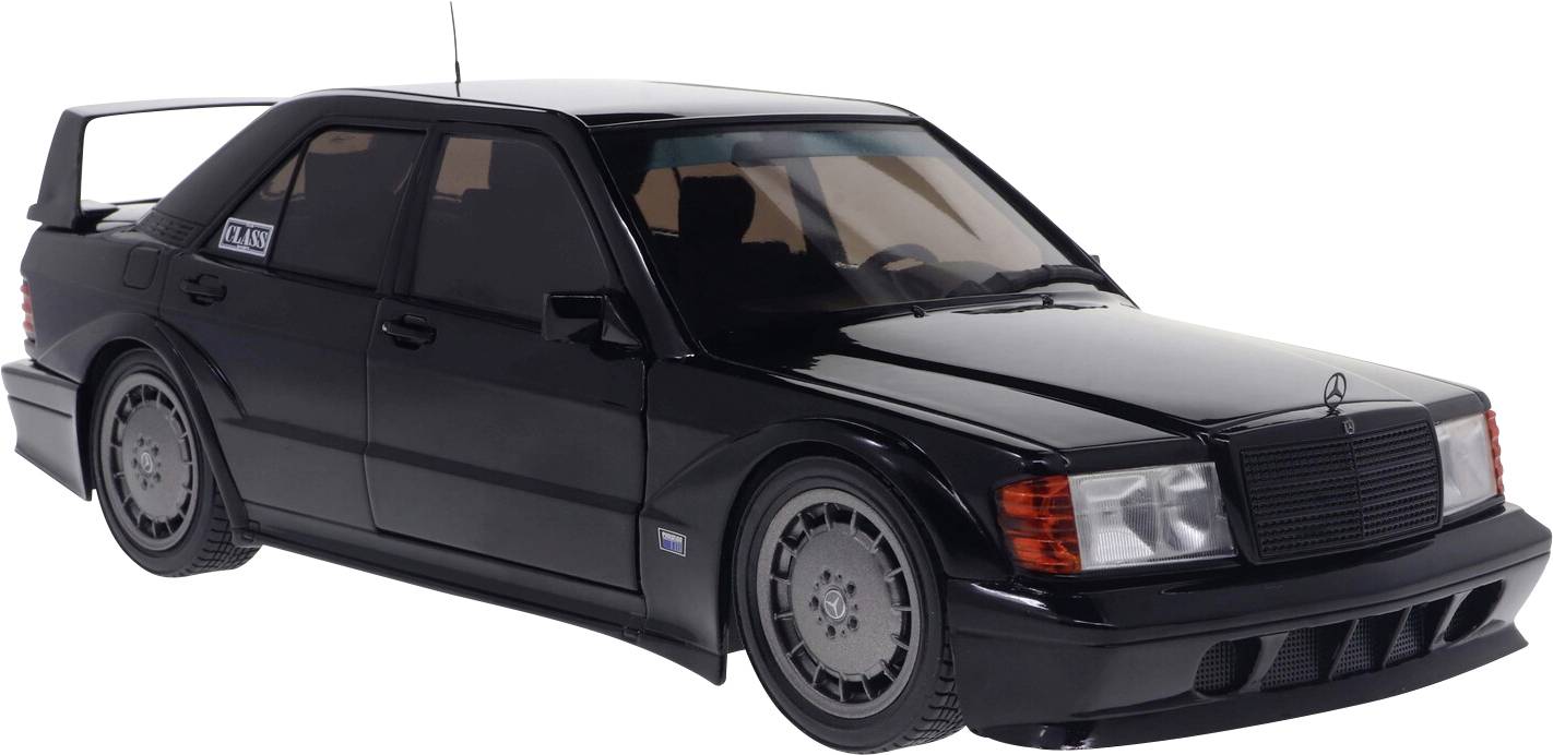 Solido PKW Modell Mercedes Benz 190 (W201) EVO II schwarz Fertigmodell PKW Modell