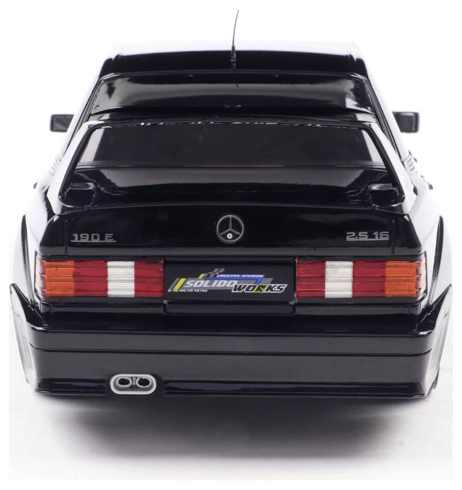 Solido PKW Modell Mercedes Benz 190 (W201) EVO II schwarz Fertigmodell PKW Modell