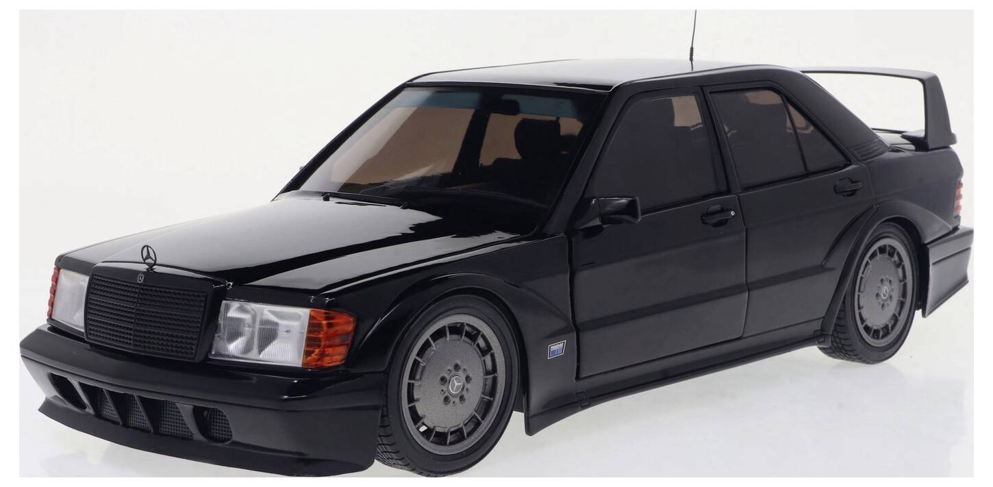 Solido PKW Modell Mercedes Benz 190 (W201) EVO II schwarz Fertigmodell PKW Modell