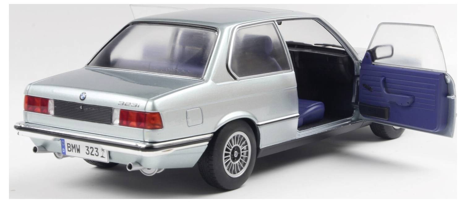 Solido PKW Modell BMW E21 323I s. blau met. 1980 Fertigmodell PKW Modell