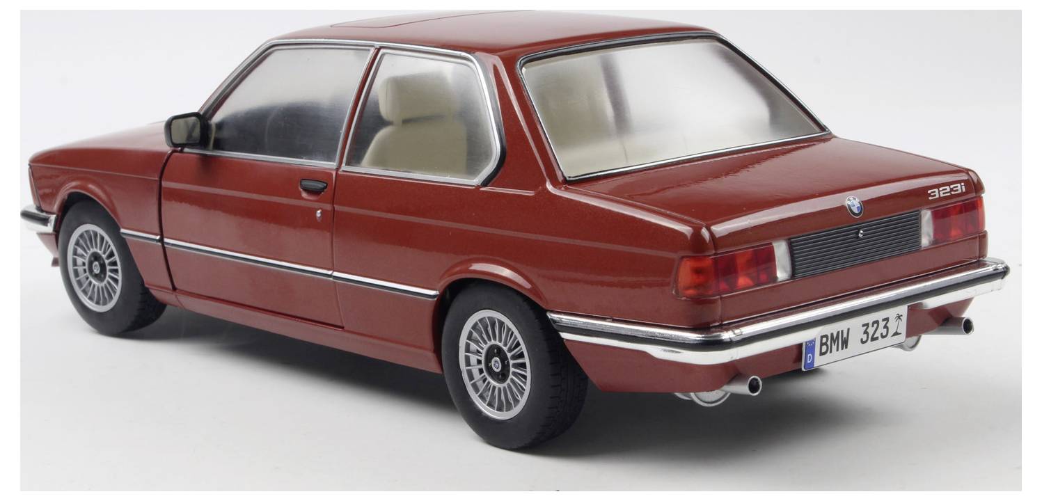 Solido PKW Modell BMW E21 323I kastanien rot met. Fertigmodell PKW Modell