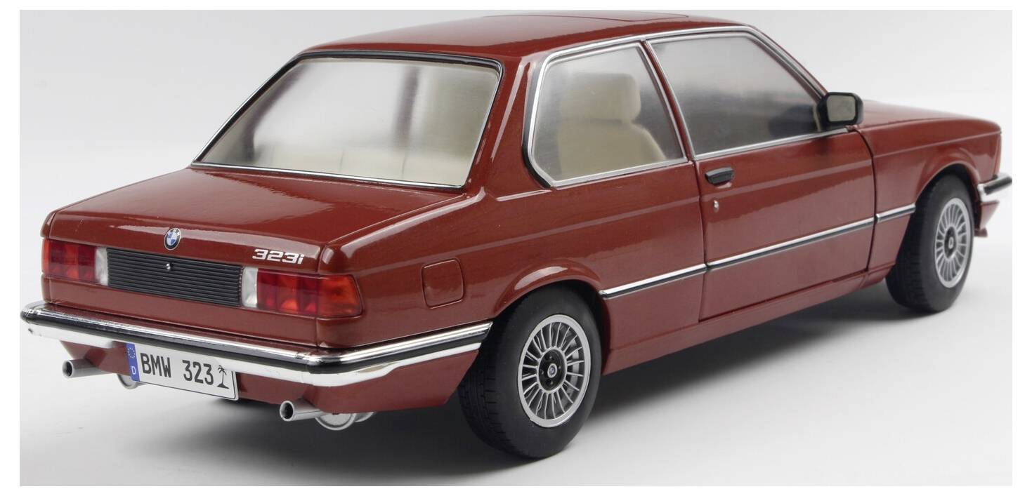 Solido PKW Modell BMW E21 323I kastanien rot met. Fertigmodell PKW Modell