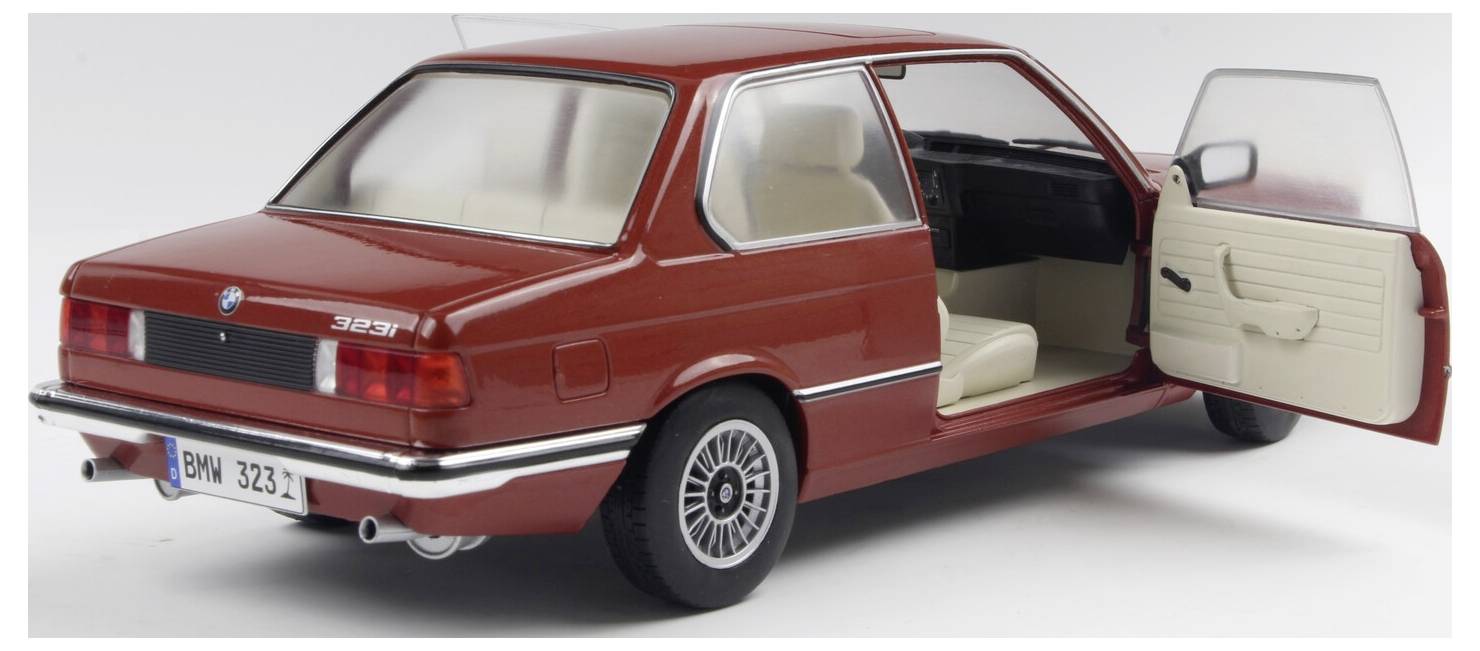 Solido PKW Modell BMW E21 323I kastanien rot met. Fertigmodell PKW Modell