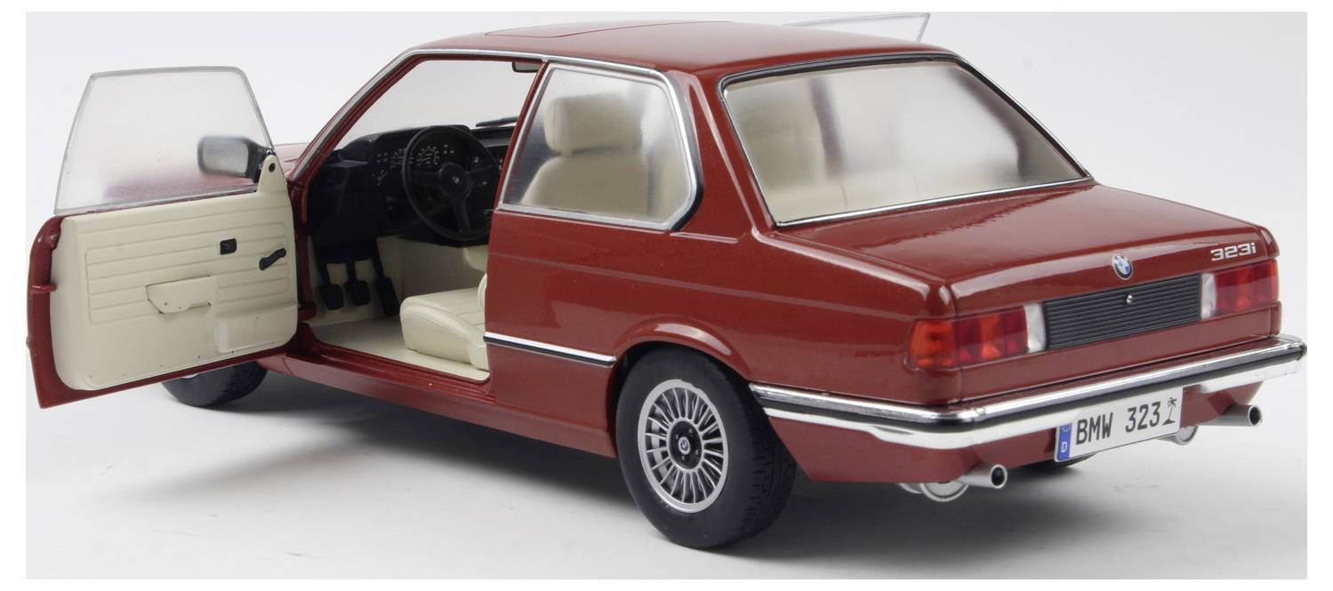 Solido PKW Modell BMW E21 323I kastanien rot met. Fertigmodell PKW Modell