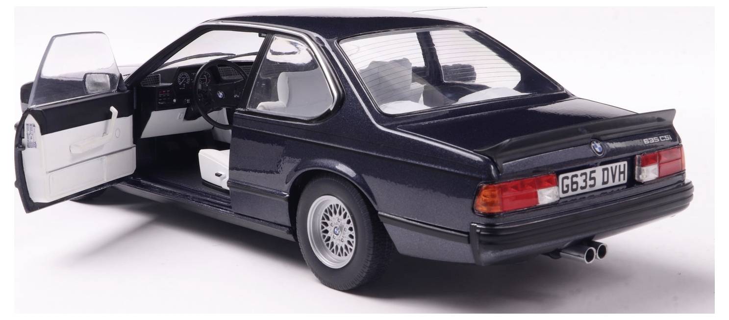 Solido PKW Modell BMW 635 CSI (E24) macau blau Fertigmodell PKW Modell
