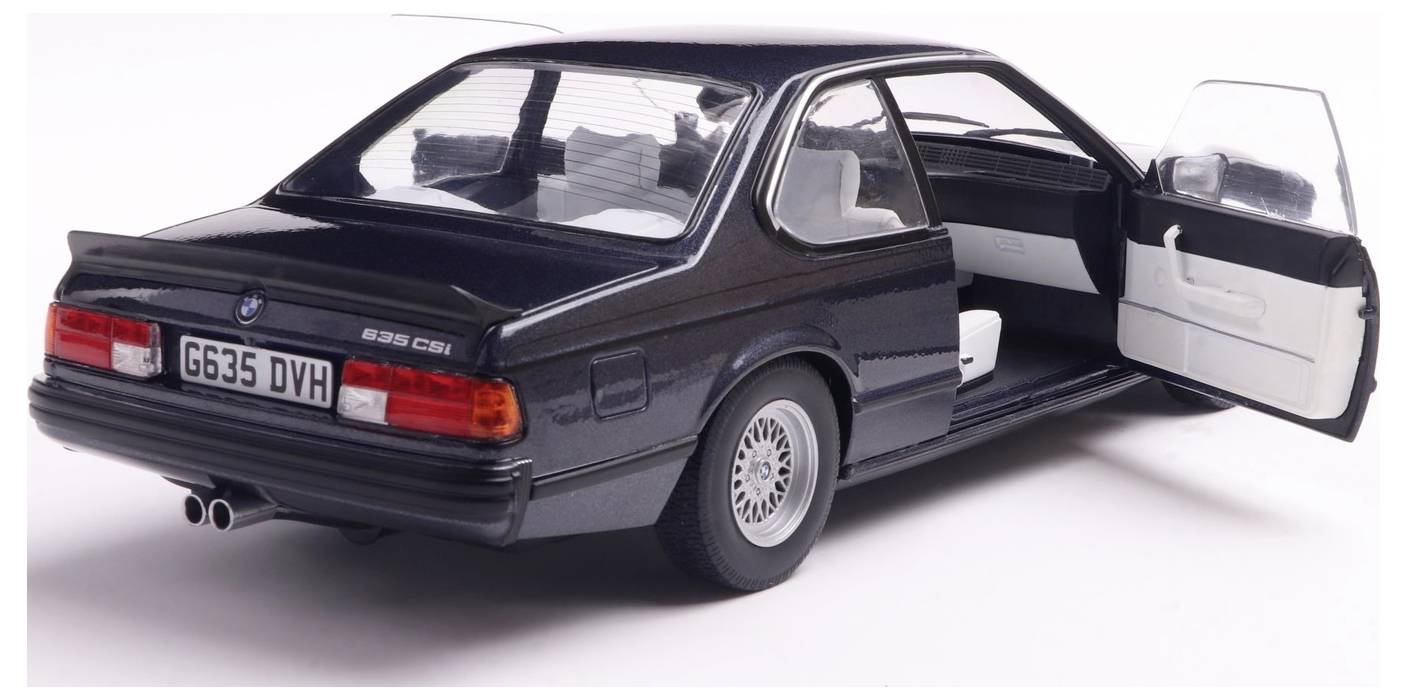 Solido PKW Modell BMW 635 CSI (E24) macau blau Fertigmodell PKW Modell