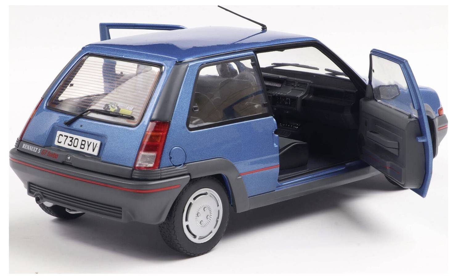 Solido PKW Modell Renault 5 GT Turbo MK1 Alpine blau Fertigmodell PKW Modell