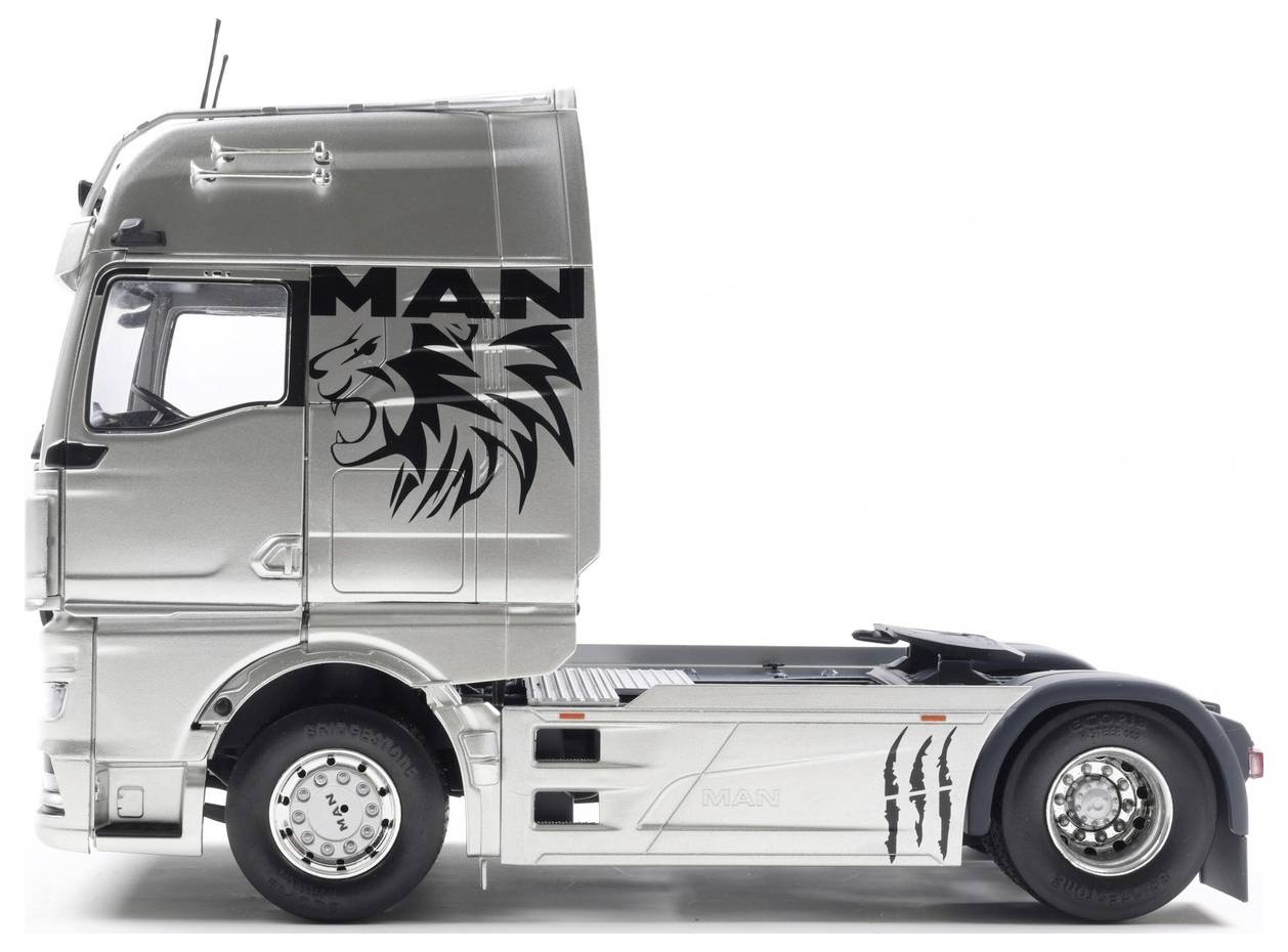 Solido LKW Modell MAN TGX Individual Lion S grau Fertigmodell LKW Modell