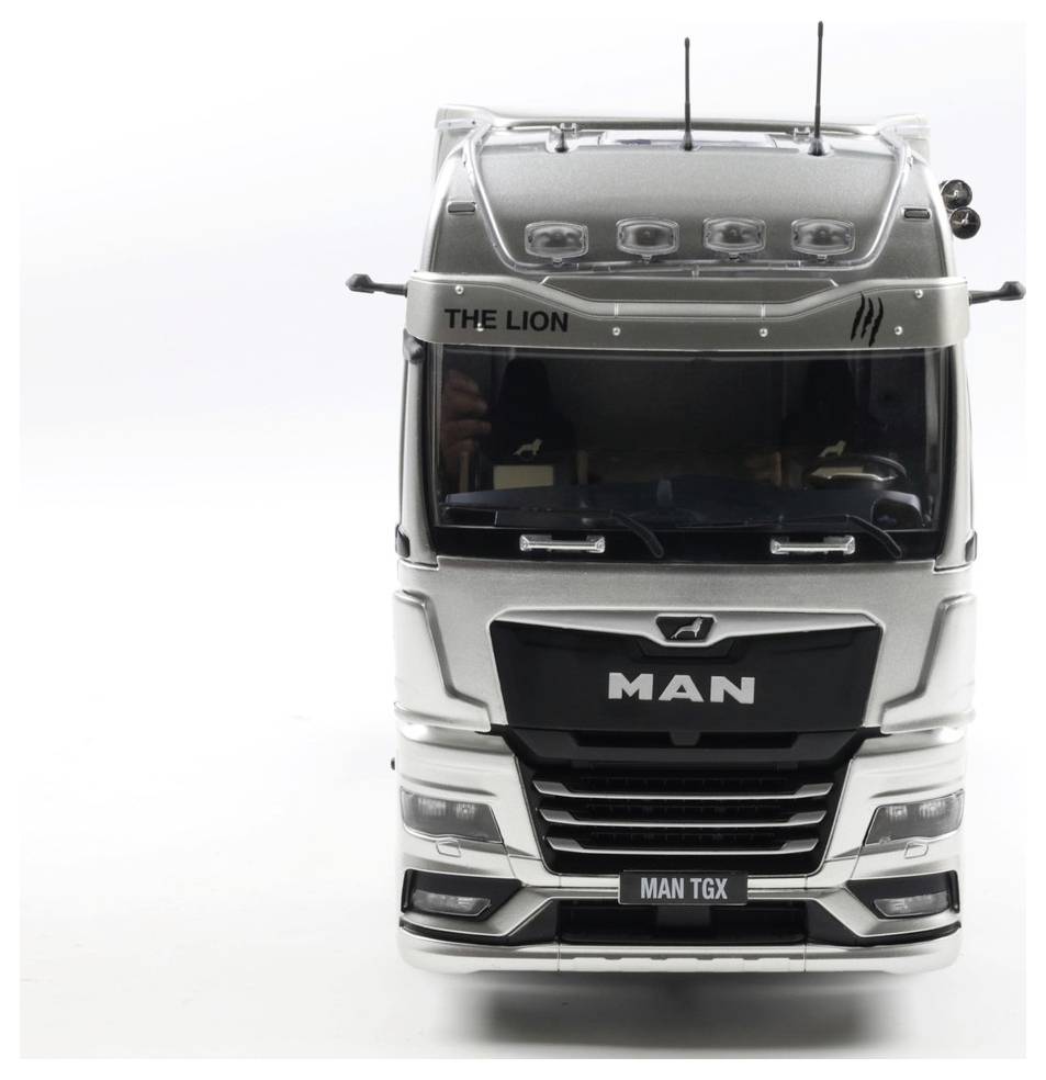 Solido LKW Modell MAN TGX Individual Lion S grau Fertigmodell LKW Modell