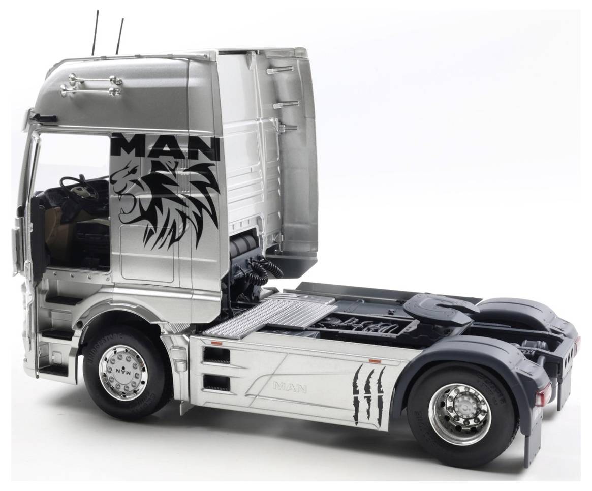 Solido LKW Modell MAN TGX Individual Lion S grau Fertigmodell LKW Modell
