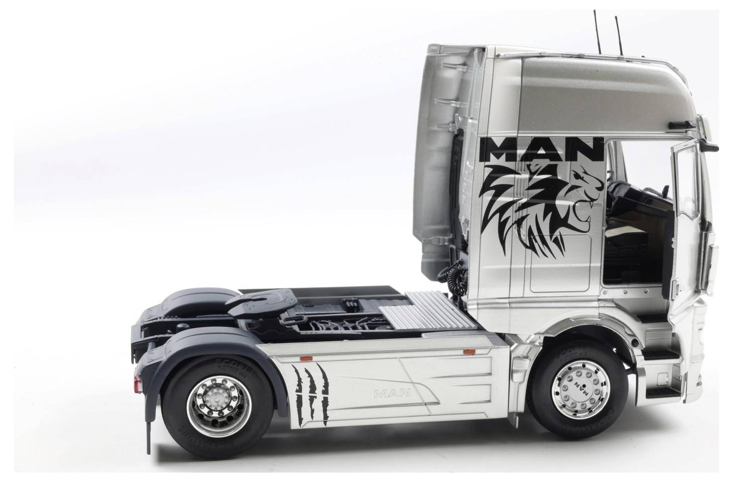 Solido LKW Modell MAN TGX Individual Lion S grau Fertigmodell LKW Modell