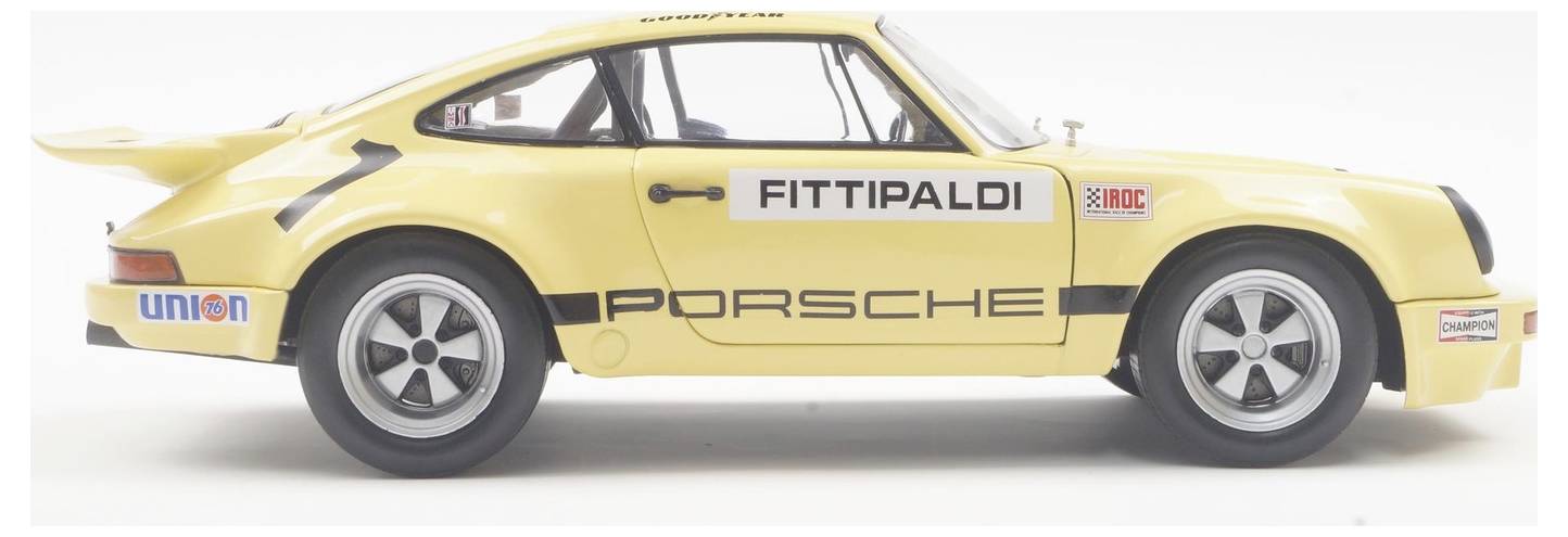 Solido PKW Modell Porsche 911 IROC #1 gelb Fertigmodell PKW Modell