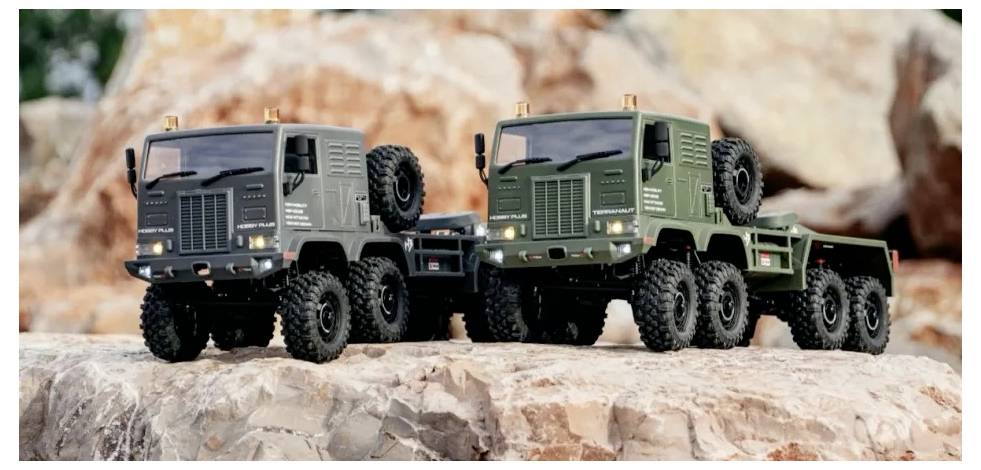 Hobby Plus 1:18 CR-18P 8X8 Terranaut ( AWS ) Brushed 1:18 RC Modellauto Crawler RtR 2,4 GHz Inkl. A