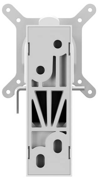 Vogel's MOMO 2116 Monitor-Wandhalterung 25,4cm (10") - 109,2cm (43") Weiß Neigbar, Drehbar, Höhenverstellbar