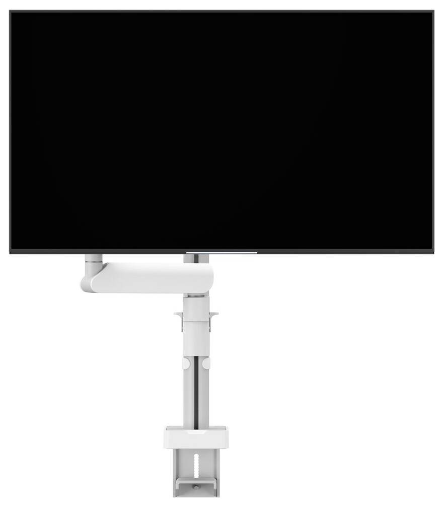 Vogel's MOMO 4137 Monitor-Tischhalterung 109,2cm (43") Weiß Drehbar, Höhenverstellbar, Neigbar
