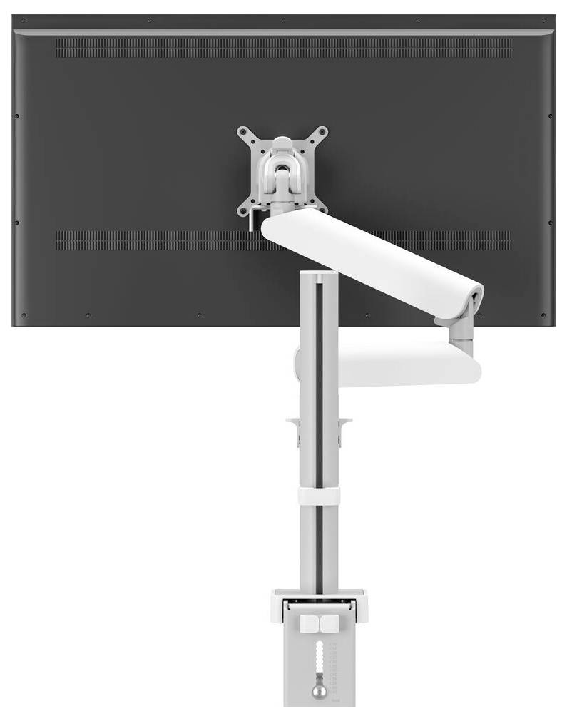 Vogel's MOMO 4137 Monitor-Tischhalterung 109,2cm (43") Weiß Drehbar, Höhenverstellbar, Neigbar