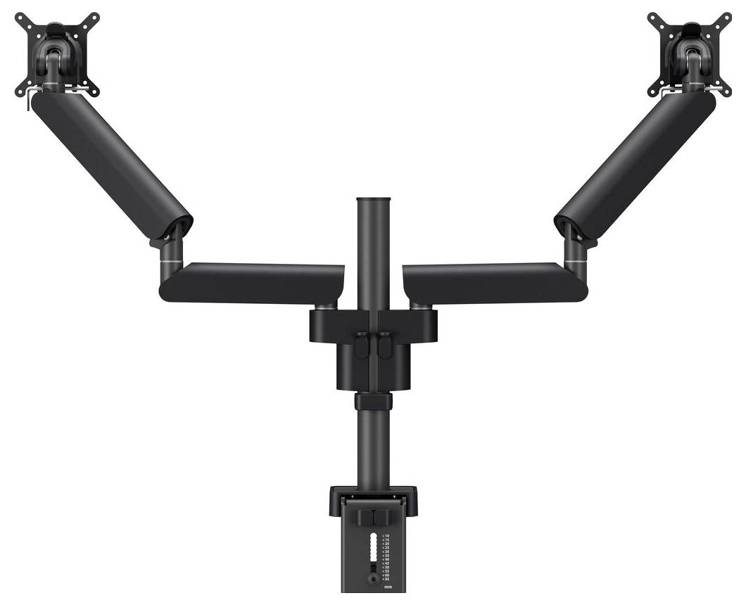 Vogel's MOMO 4237 Monitor-Tischhalterung 2 Display(s) 25,4cm (10") - 86,4cm (34") Schwarz Höhenverstellbar, Drehbar, Neigbar