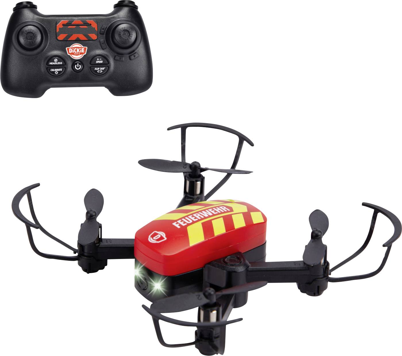 Dickie Toys RC Fire Drone, RTR Quadrocopter RtF Einsteiger