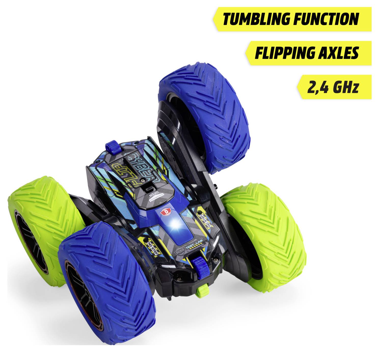 Dickie Toys 201105010 RC Cyber Flip, RTR 1:18 RC Einsteiger Modellauto Elektro