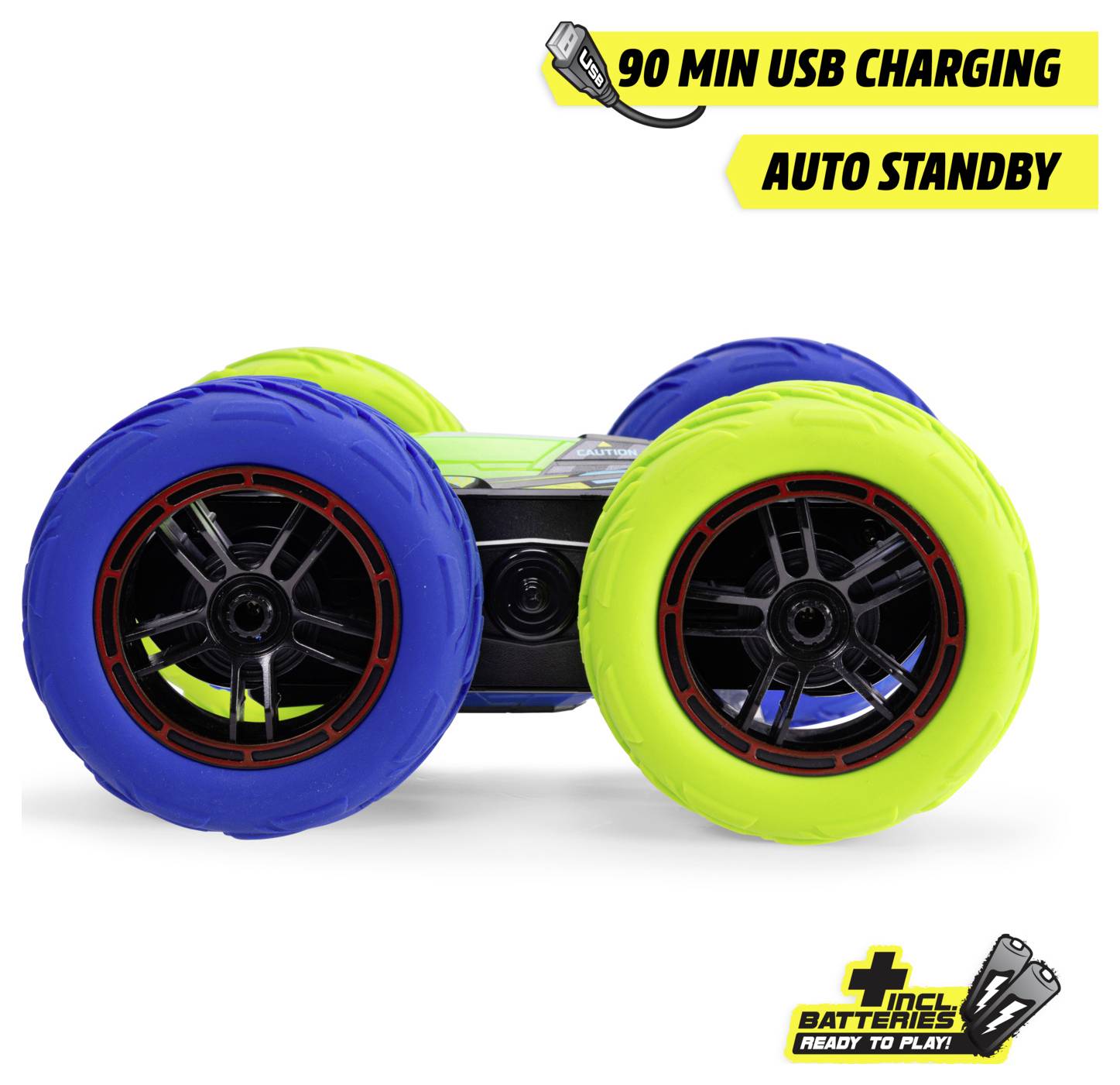 Dickie Toys 201105010 RC Cyber Flip, RTR 1:18 RC Einsteiger Modellauto Elektro