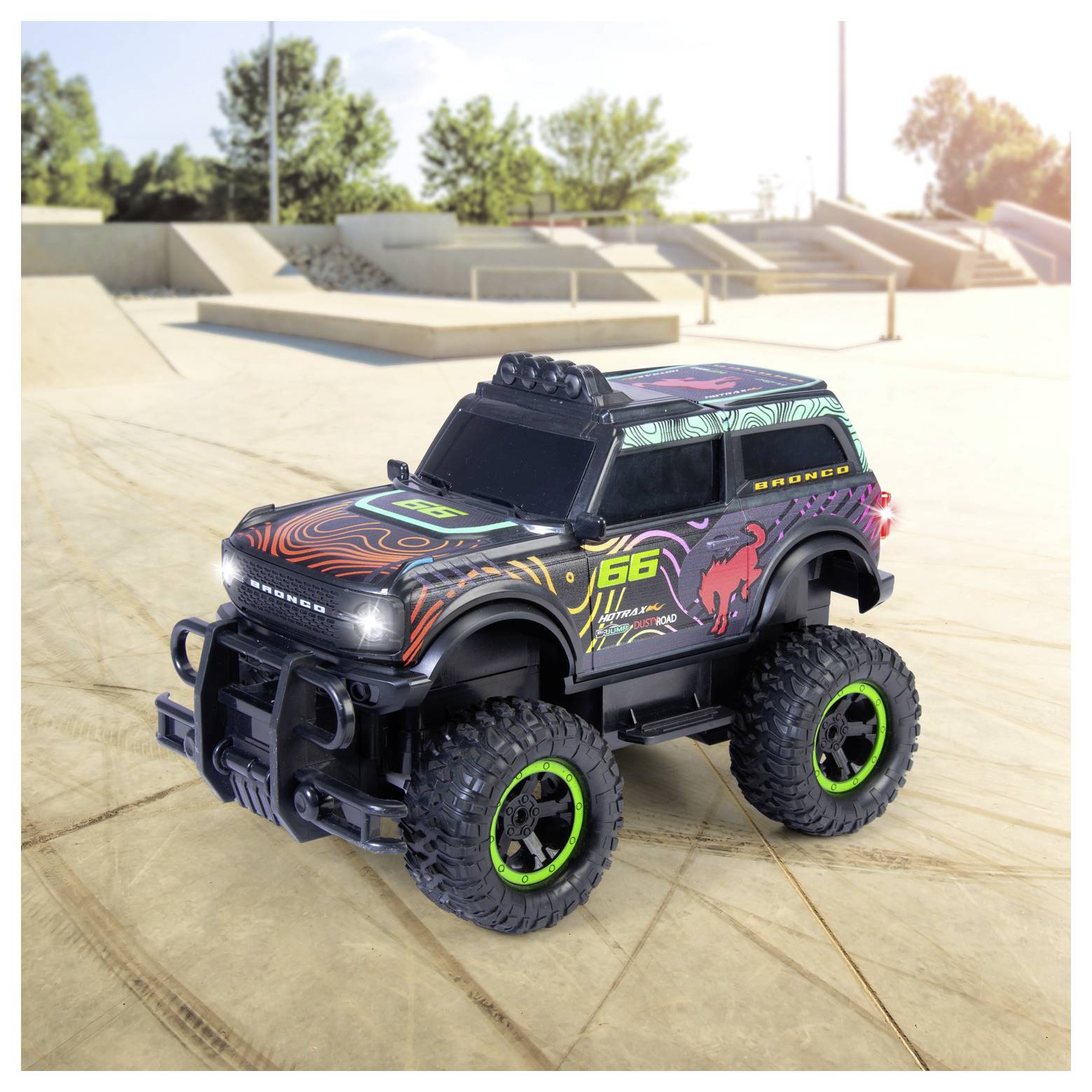 Dickie Toys 201106017 RC Ford Bronco, RTR 1:16 RC Einsteiger Modellauto Elektro Geländewagen