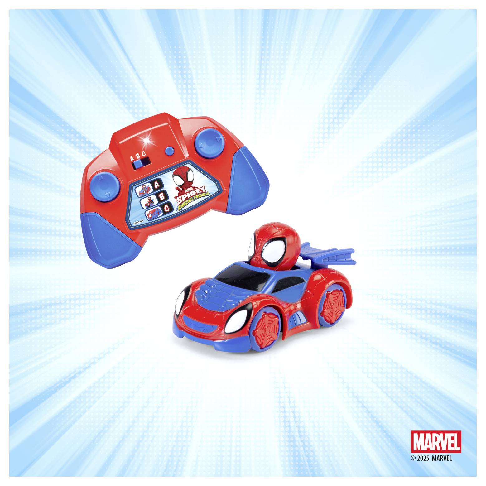 Dickie Toys 203222006 RC Spidey Web-Crawler 1:50 RC Einsteiger Modellauto Elektro Rennwagen