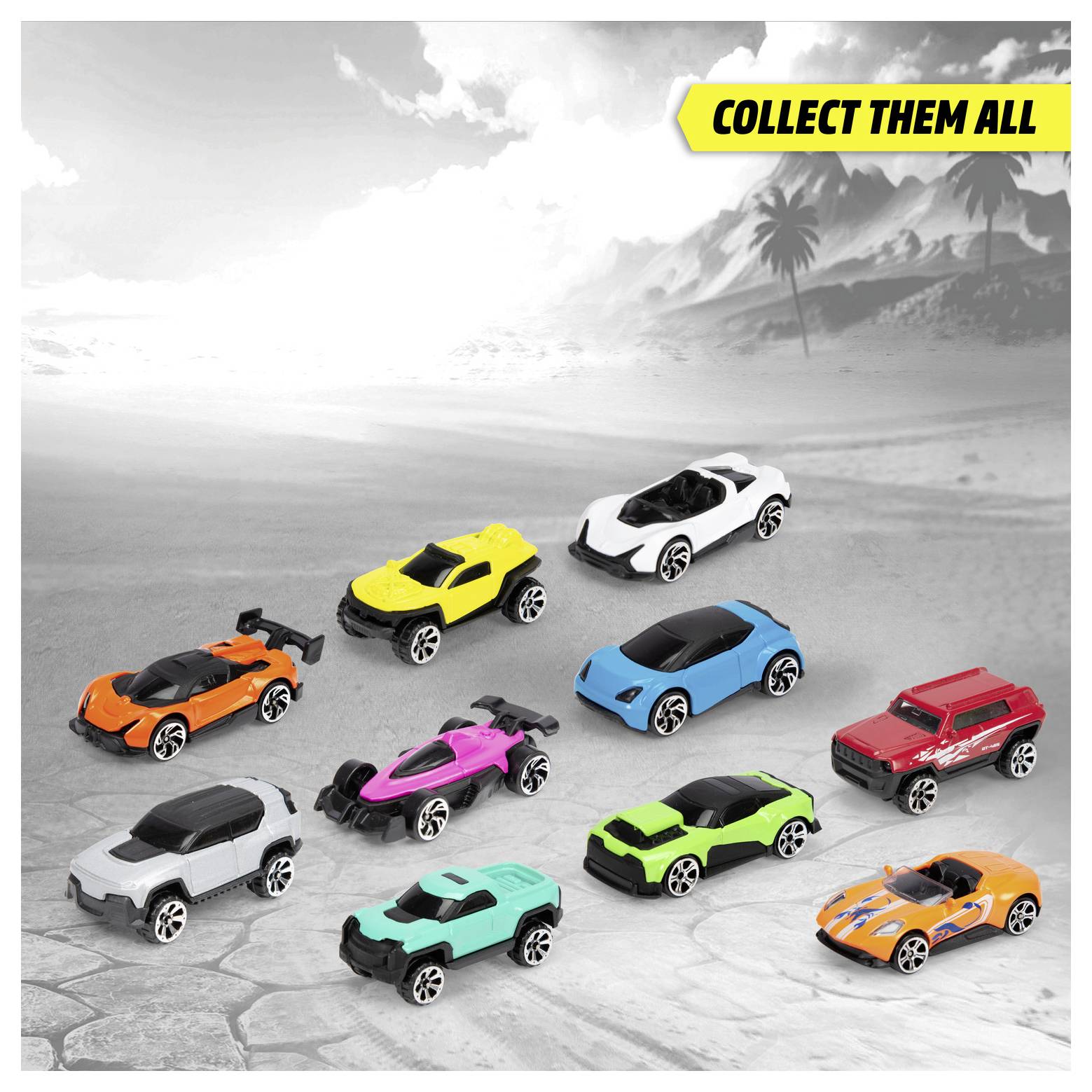 Dickie Toys Die-cast Vehicles 10 Pack Fertigmodell PKW Modell