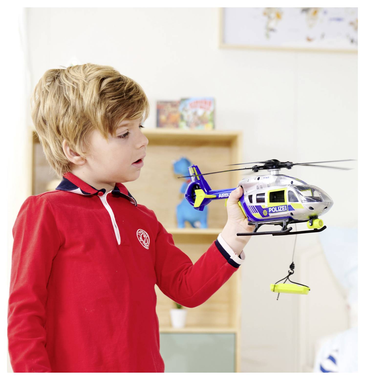 Dickie Toys Police Helicopter Airbus H145 Fertigmodell Helikopter Modell