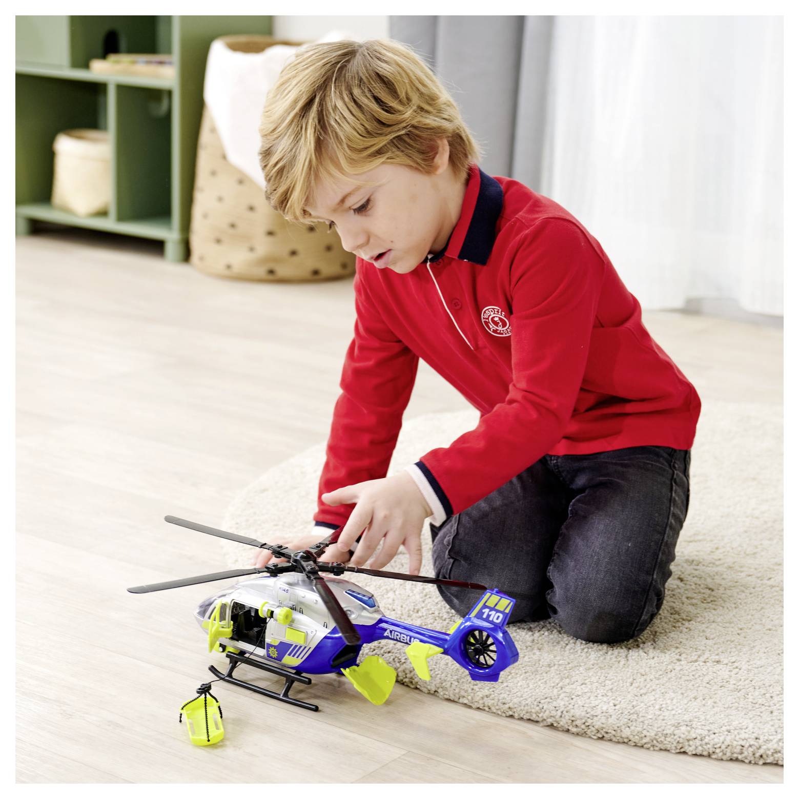 Dickie Toys Police Helicopter Airbus H145 Fertigmodell Helikopter Modell