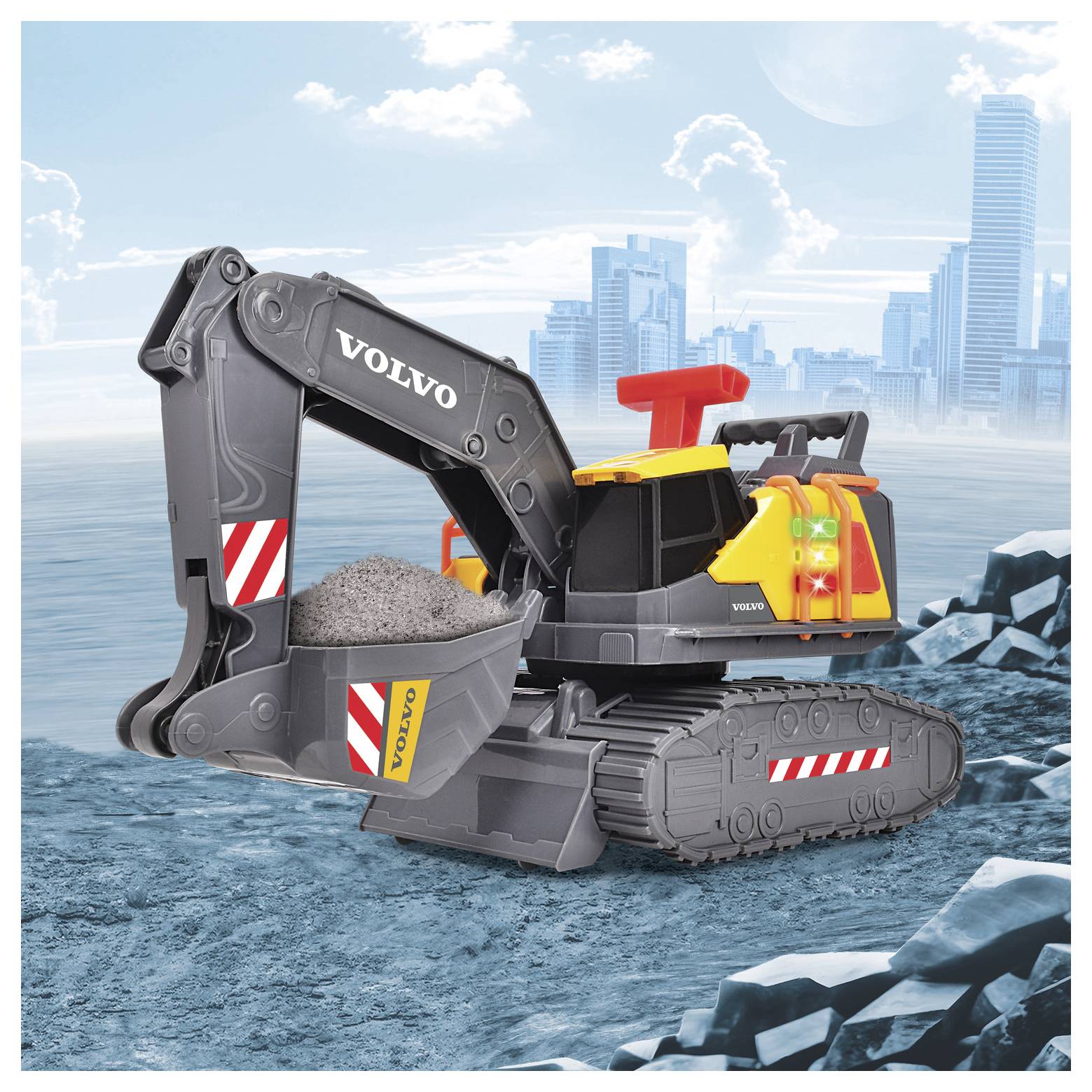 Dickie Toys Volvo Power Excavator Fertigmodell Baufahrzeug Modell