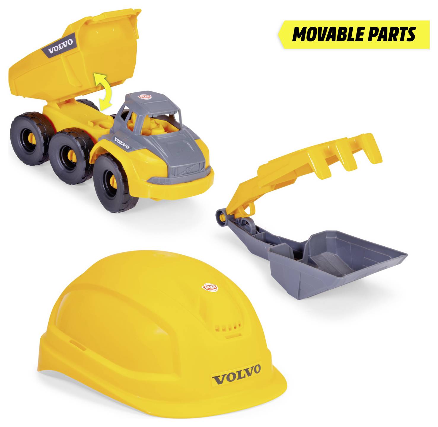 Dickie Toys Volvo Tough Hauler Playset Fertigmodell Baustellen-Set