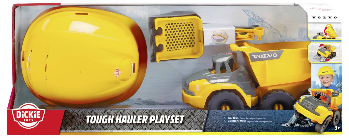 Dickie Toys Volvo Tough Hauler Playset Fertigmodell Baustellen-Set