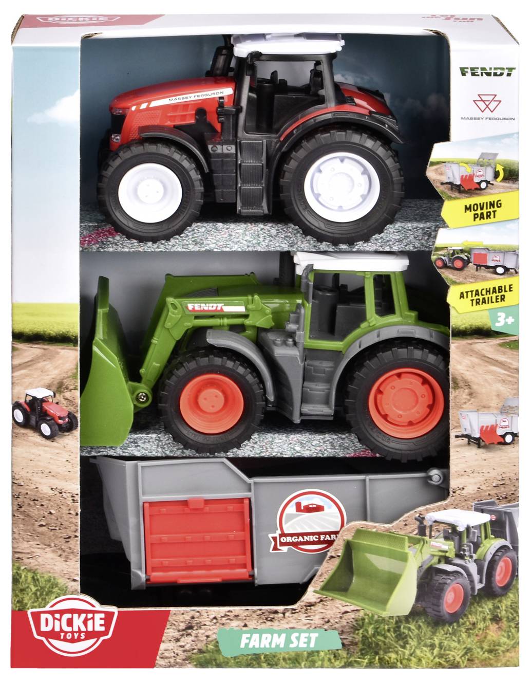 Dickie Toys Fendt Farm Set Fertigmodell Landwirtschafts Modell