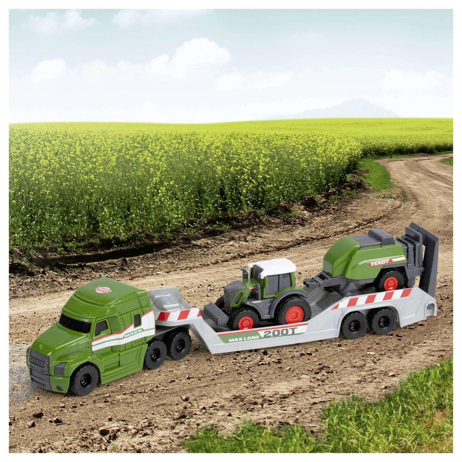 Dickie Toys Fendt Micro Farm Truck Fertigmodell Landwirtschafts Modell