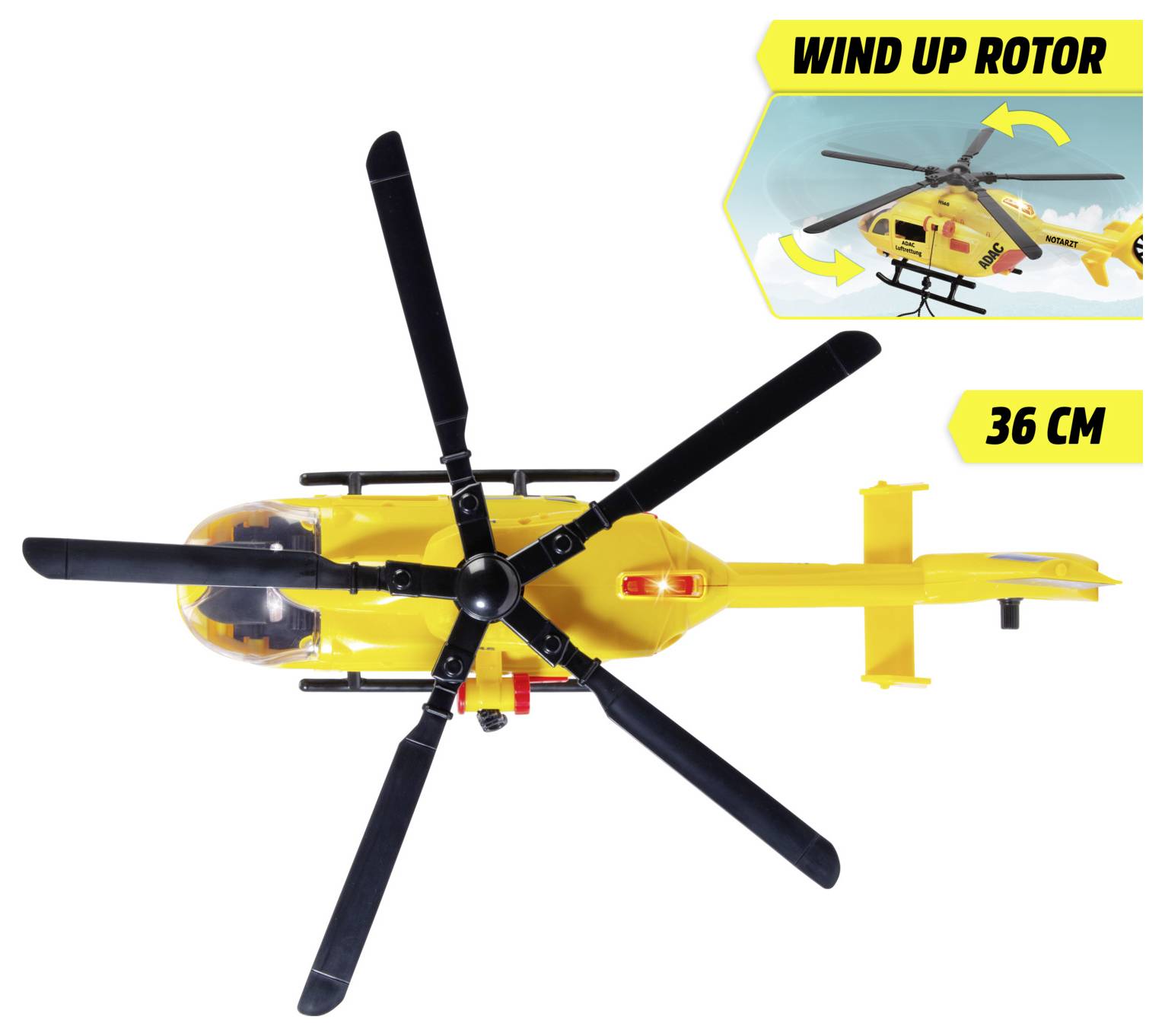 Dickie Toys ADAC Rettungshelikopter Airbus H145 Fertigmodell Helikopter Modell