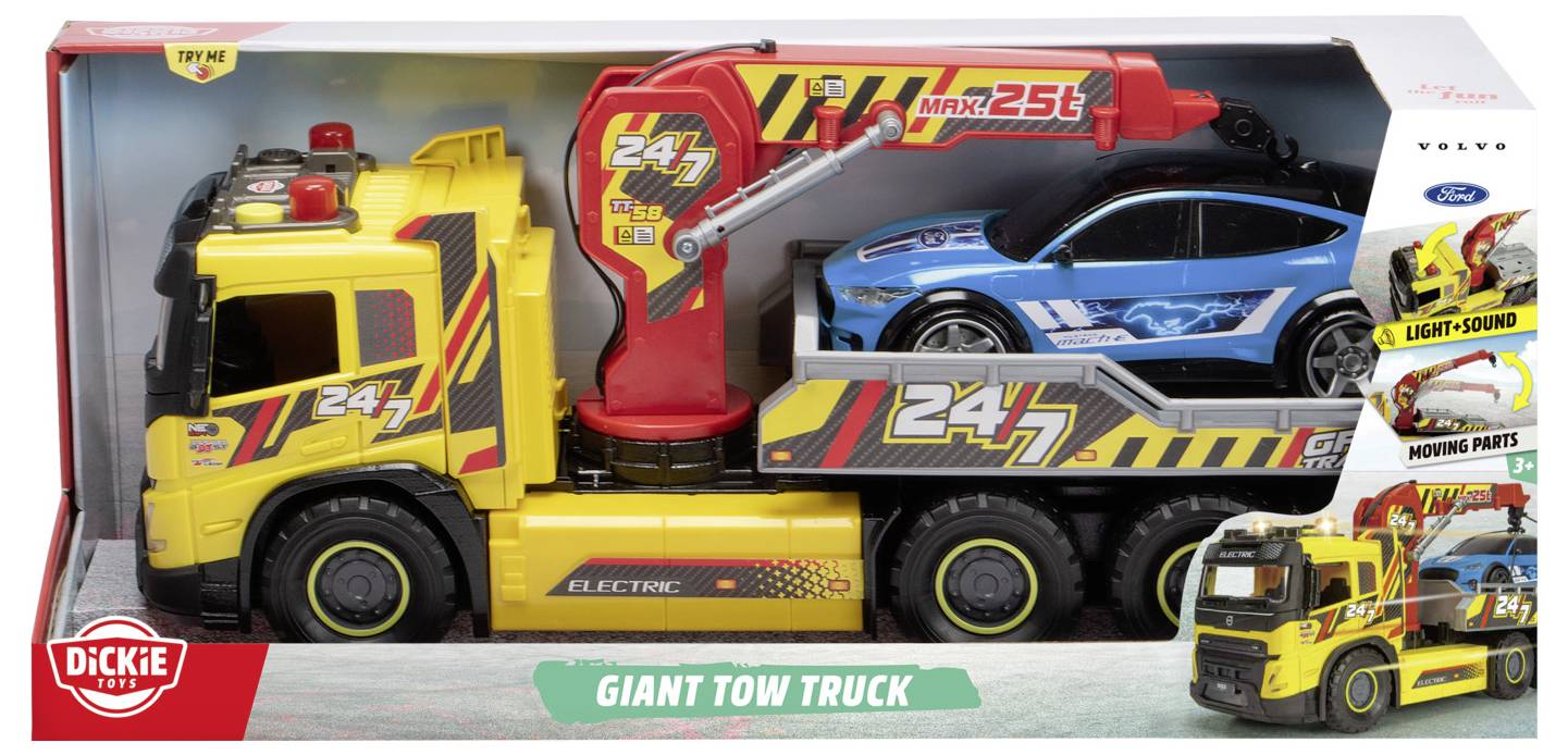 Dickie Toys Volvo, Ford Giant Tow Truck Fertigmodell LKW Modell
