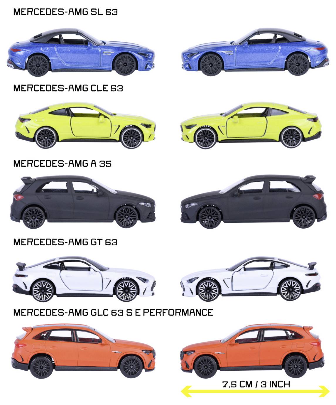 Majorette Mercedes Benz Mercedes-AMG 5 Pieces Giftpack Fertigmodell PKW Modell