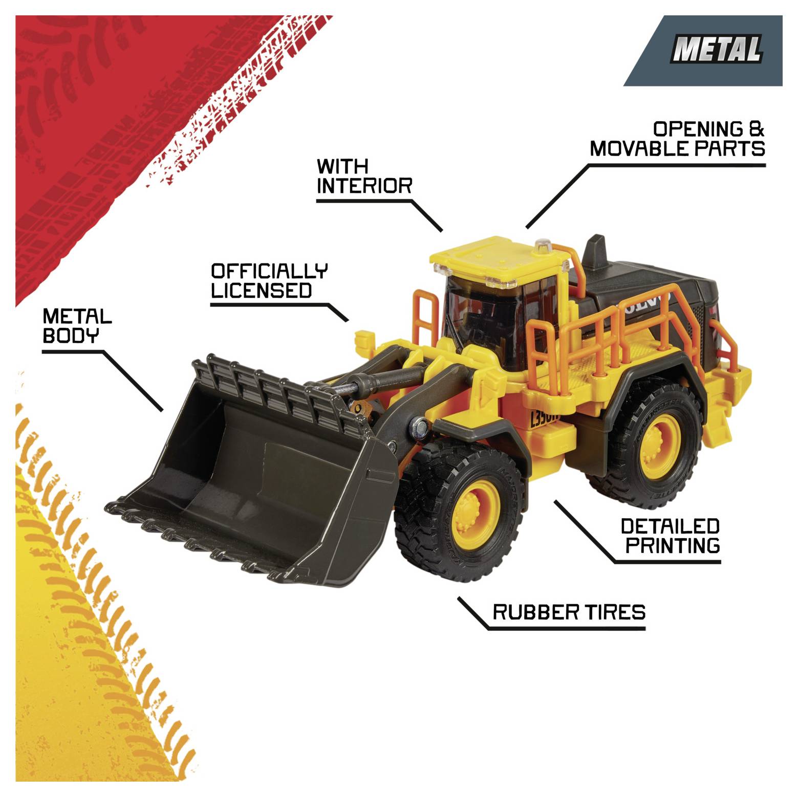 Majorette Volvo Wheel Loader Fertigmodell Baufahrzeug Modell