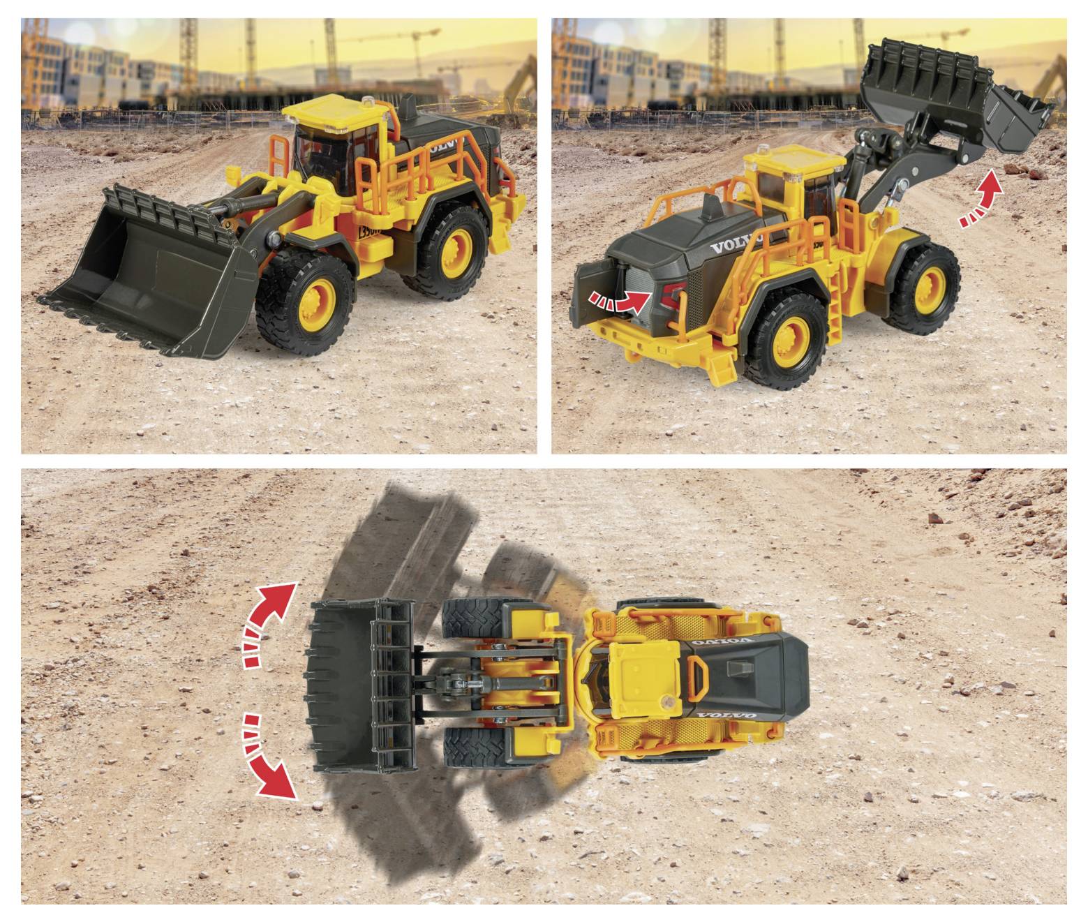 Majorette Volvo Wheel Loader Fertigmodell Baufahrzeug Modell