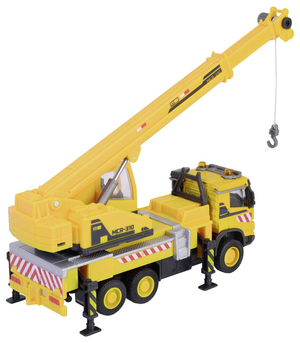 Majorette Volvo FMX Truck Crane Fertigmodell Baufahrzeug Modell