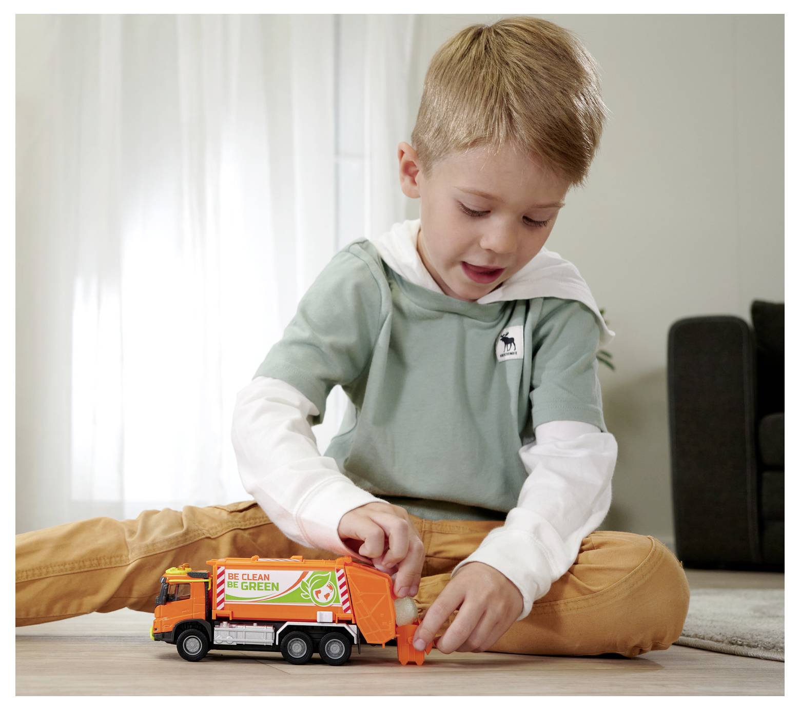 Majorette Volvo FMX Truck Garbage Collector Fertigmodell Baufahrzeug Modell