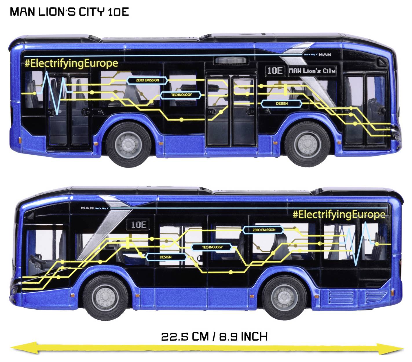 Majorette MAN Lion's City 10 E Bus Fertigmodell Bus Modell