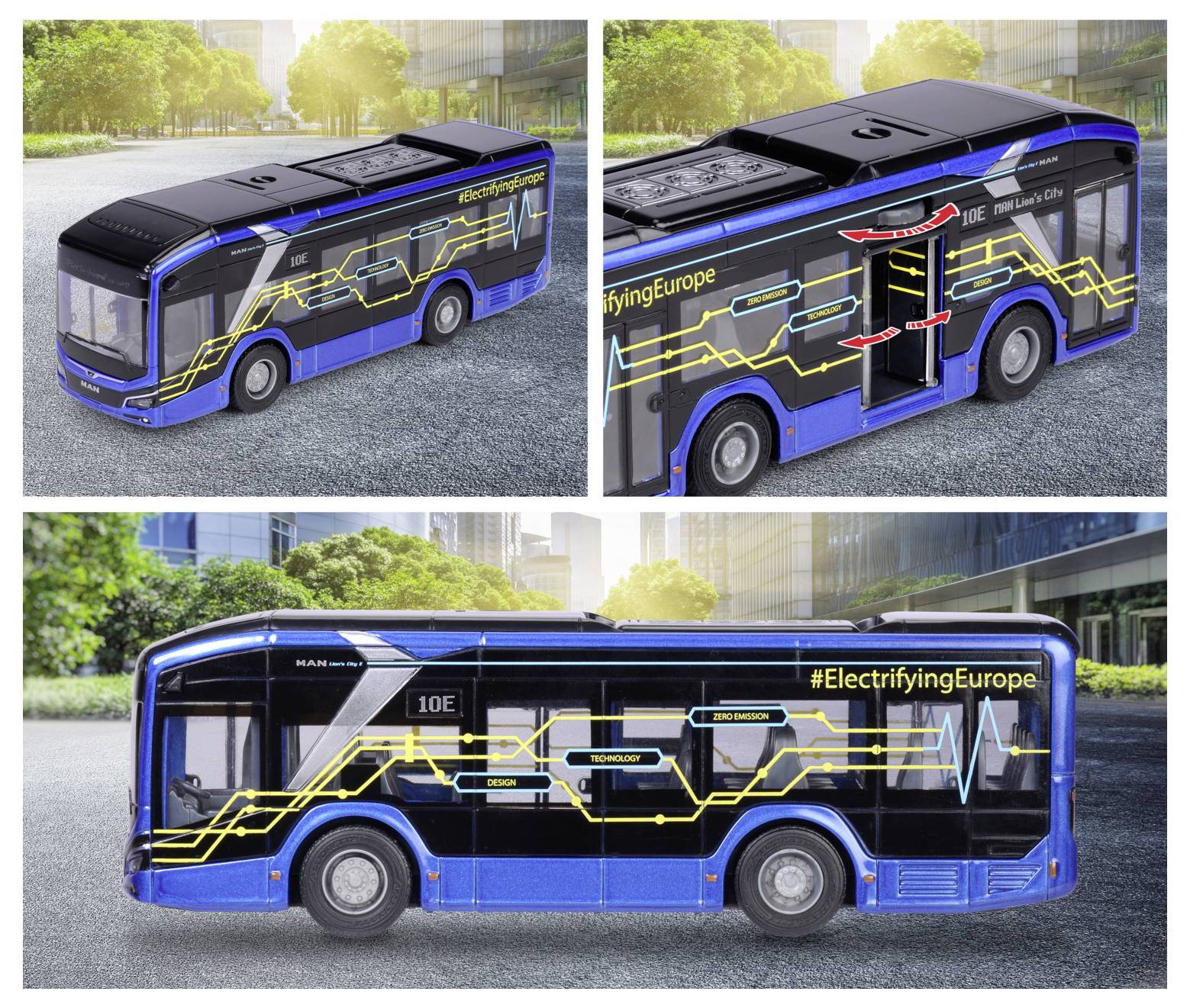 Majorette MAN Lion's City 10 E Bus Fertigmodell Bus Modell